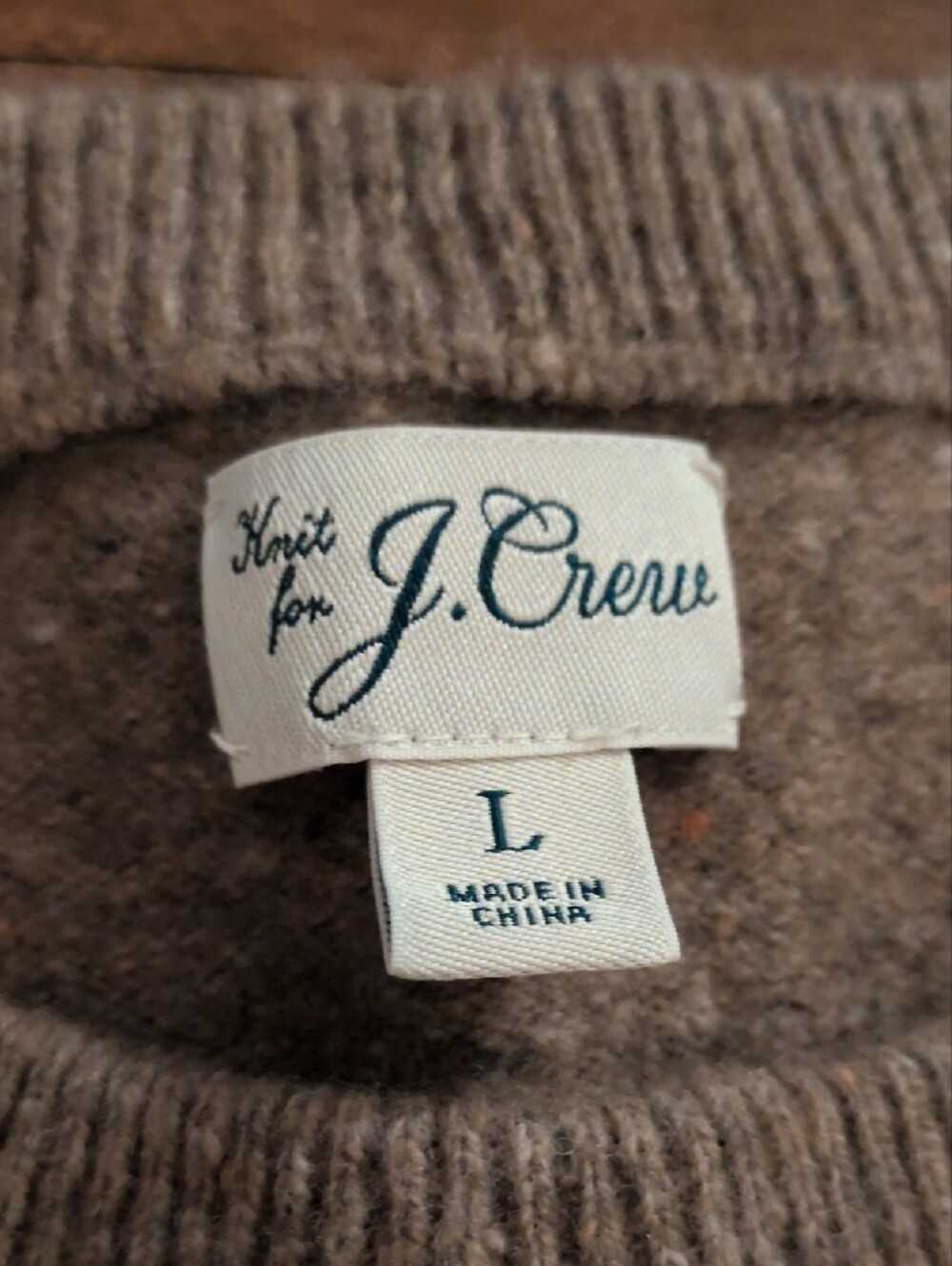 j Crew Men's Brown Sweater - Picture 2 of 3